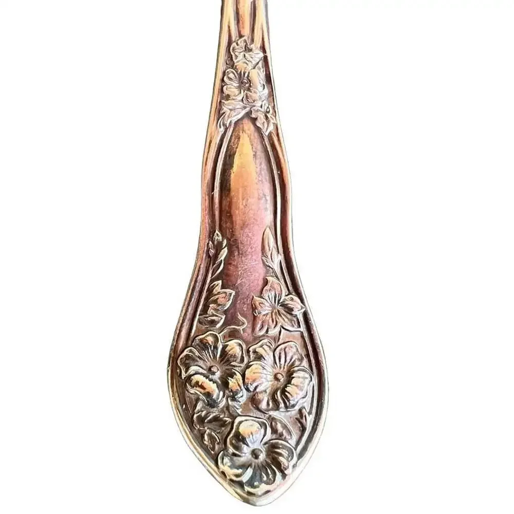 Fairfield Plate Silver Plated Floral Cocktail Fork
